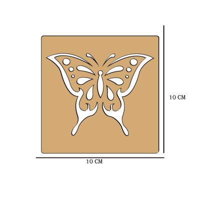 MDF Wooden Rangoli Stencils Set of 4 for DIY Art & Craft Activities and Festival Decorations | Rangoli for Floor Decoration |